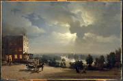 Hippolyte Sebron Vue De La Campagne De Richmond France oil painting artist